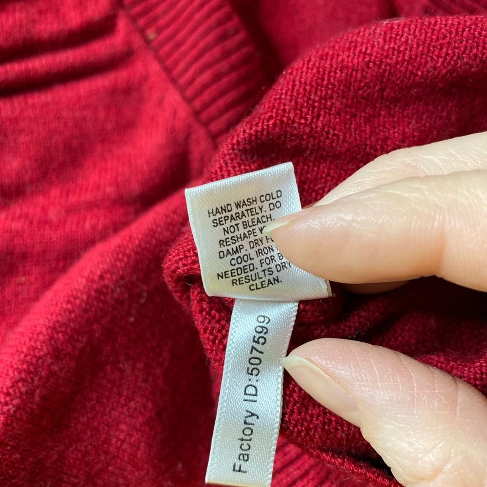 Express Small Maroon Sweater - Picture 7 of 8
